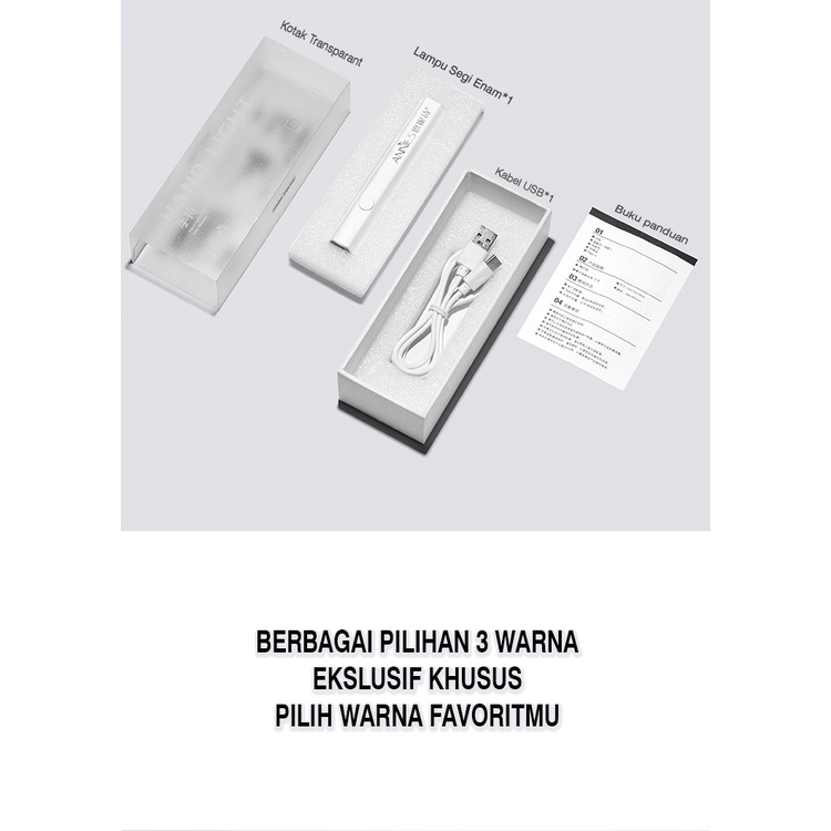 MSY HANDLIGHT ANNIES USB CHARGING CABLE USER MANUAL/LED LAMPU PORTABLE CEPAT KERING/ MUDAH DIPAKAI SENDIRI