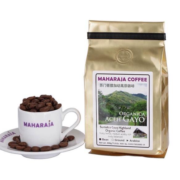 

✧ Fresh Roast Kopi Arabika Singgle Origin Aceh Gayo 200g Sangrai Organica Maharaja Coffee ♦