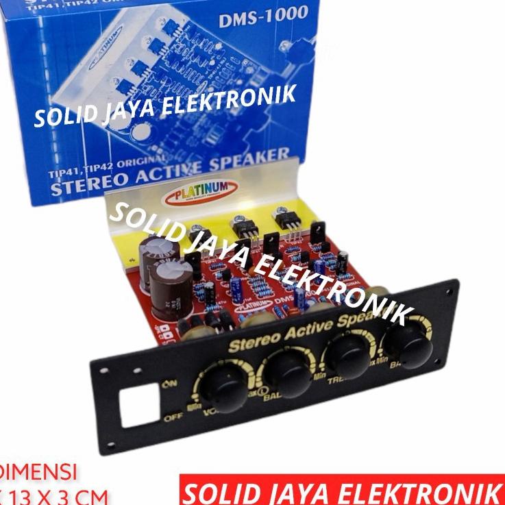 ✬ KIT POWER SPEAKER AKTIF STEREO DMS-1000 TRANSISTOR FINAL ASLI ORIGINAL TIP41 TIP42 TIP DMS1000 DMS
