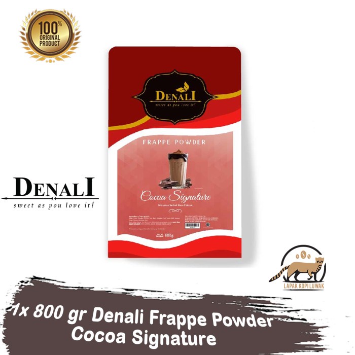 

COCOA SIGNATURE POWDER MERK DENALI