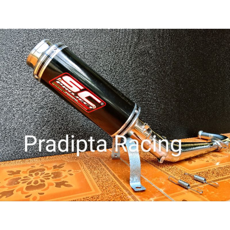 Knalpot Racing Kenalpot SC Project Matic Beat Vario Scoopy Fino Mio sporty.