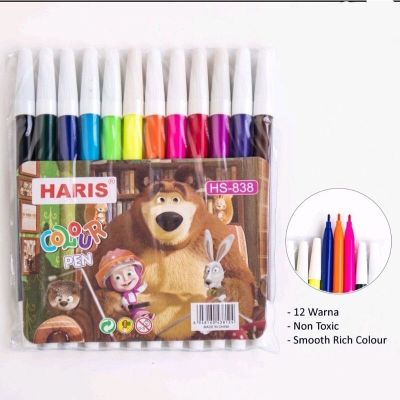 

COD | Spidol 12 Warna Murah | Warna tebal