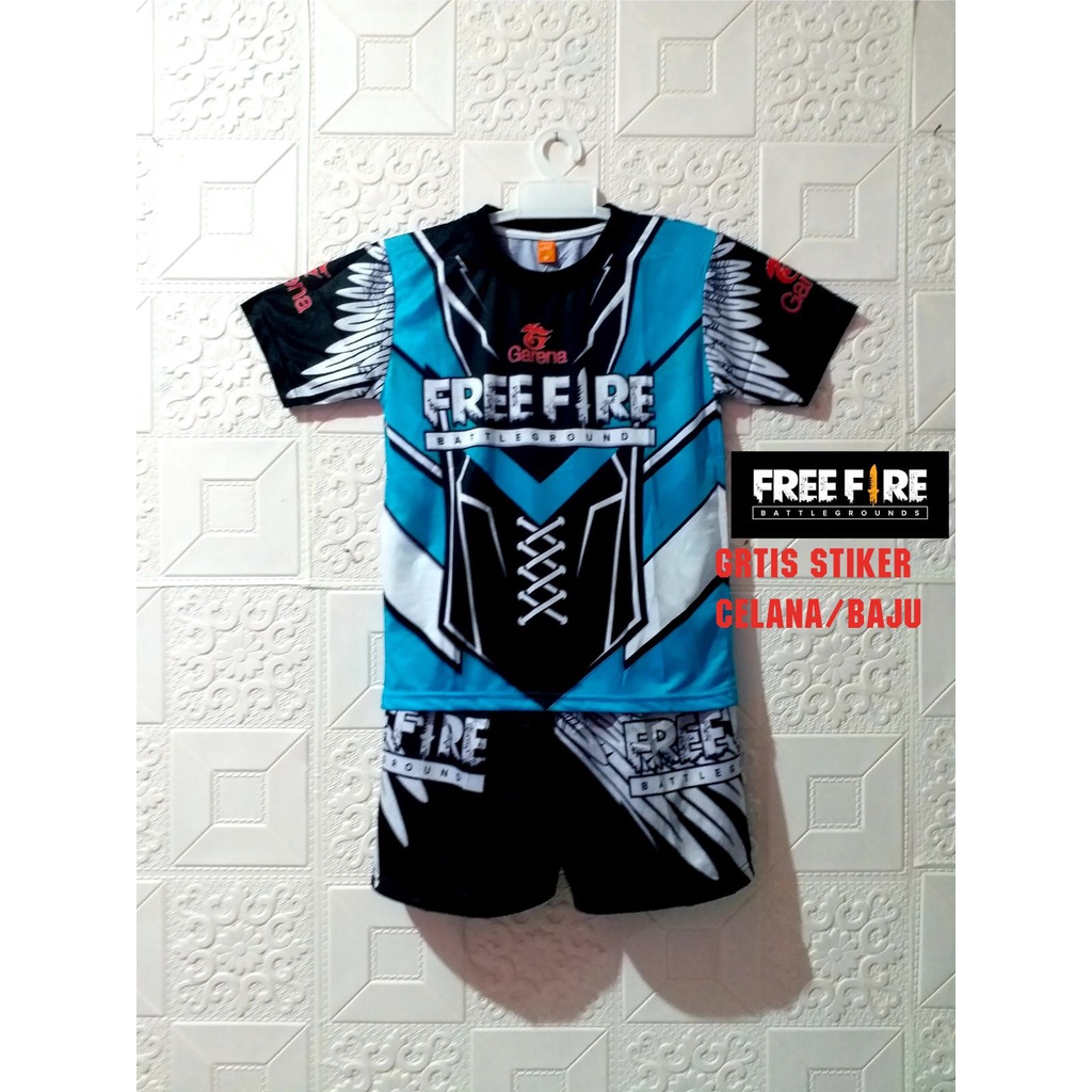 MARVEL SHOP / SETELAN ANGEL FF ANAK LAKI LAKI | CELANA ANGEL JOGER ENJEL FF TERBARU GAMING FREE FIRE