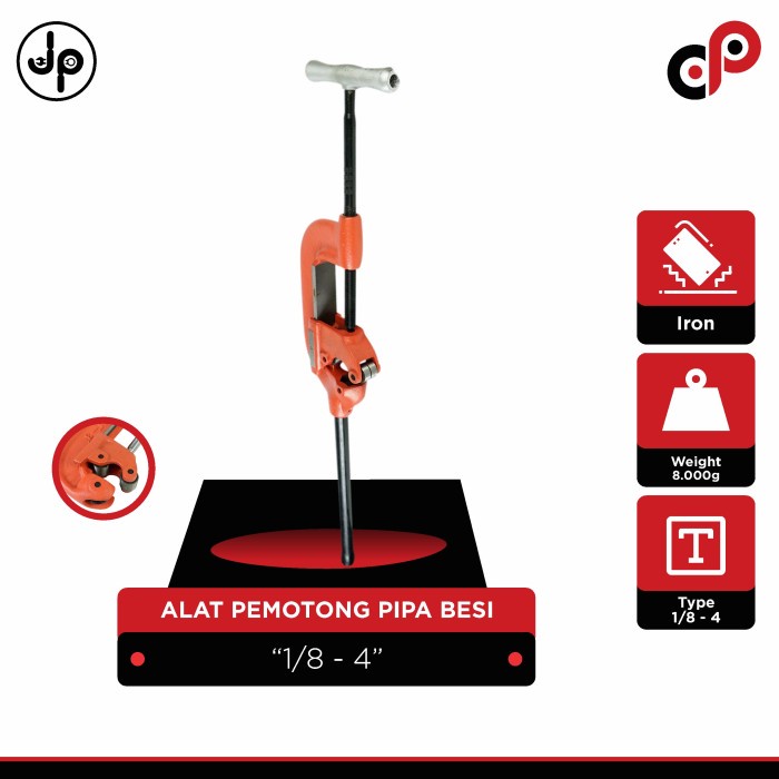 Terlaris Alat Pemotong Pipa Model Ridgid / Rigid 2" - 4" Pipe Cutter Rigid