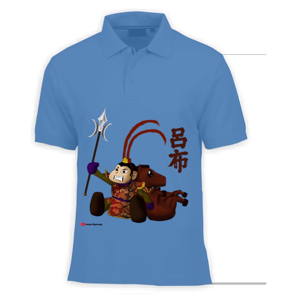 POLO SHIRT ANIME LUBU, RED HARE & TRIDENT HALBERT (INTAN DYNASTY)