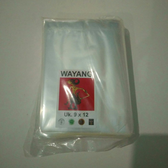 Plastik PP Wayang 9 x 12 - Plastik Bening Wayang - Plastik