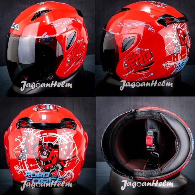 ASCA HELM ANAK | CARTOON ROBO FORCE #1 | MODEL GM FIGHTER KIDS