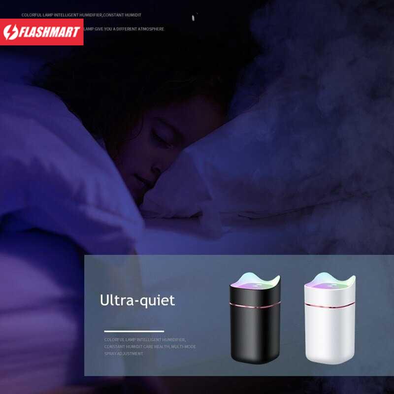 Flashmart Air Humidifier Diffuser Lampu Tidur RGB 1400ml - K45240