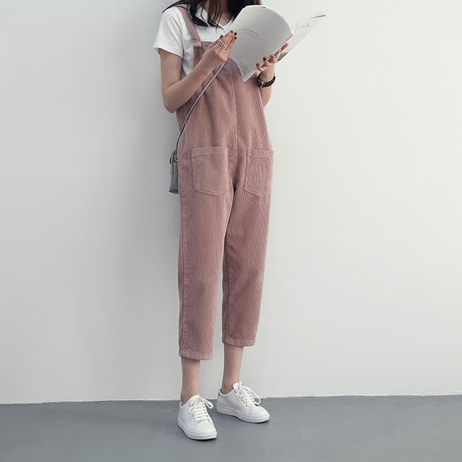 HARGA SPESIAL GKF - Jumpsuit Korea / Baju Kodok Wanita Style Korea Overall