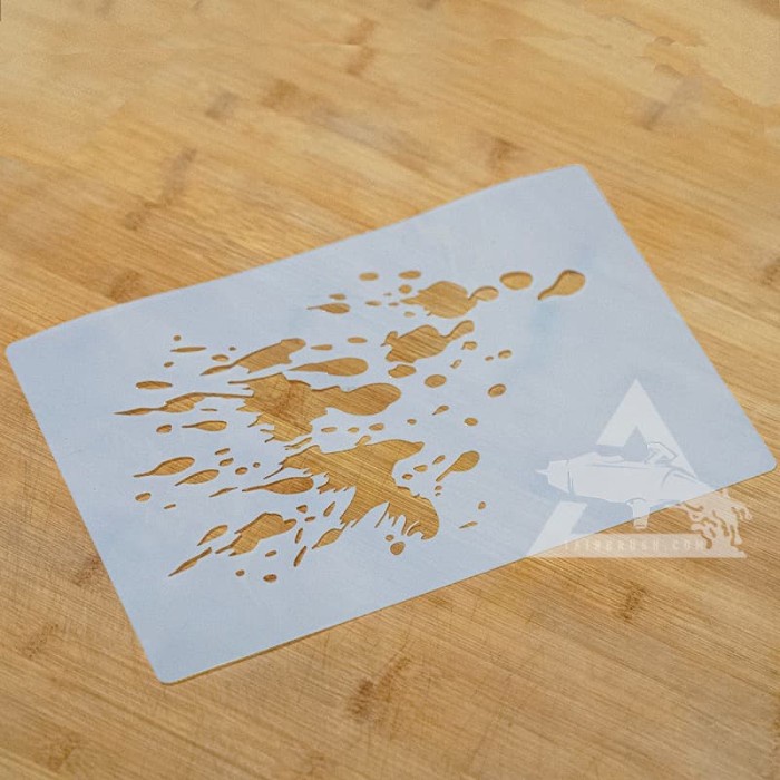 

Terlaris Stencil Splatter / Stencil Cipratan / Cetakan Gambar Ab3