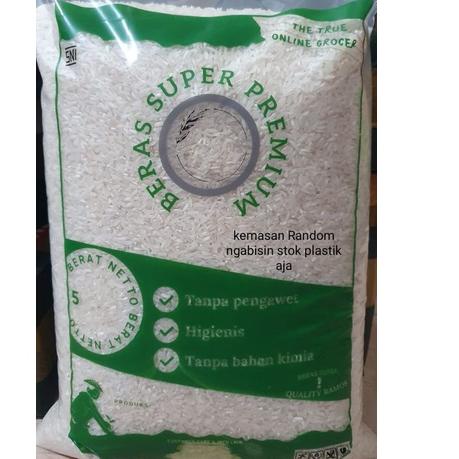 

❅ beras rojolele 5kg kemasan random beras pulen beras super ☛