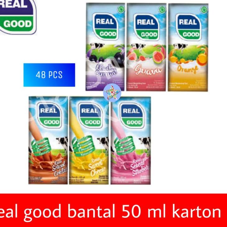 

✰ Real Good Bantal karton 50 ml isi 48bj ➷