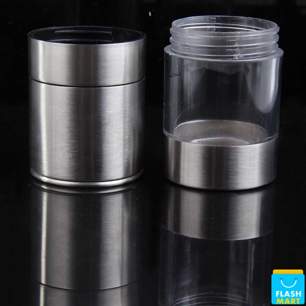 Flashmart Penggiling Biji Lada Spices Pepper Mill Grinder Stainless Steel 60ml - CIQ
