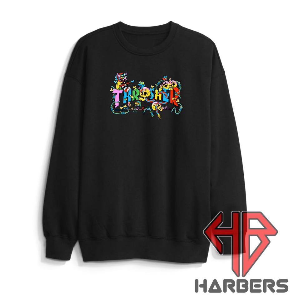 TELAH HADIR E33 Sweater Hodie Polos Pria Wanita Crewneck Trasher Original Premium Distro Sweatshirt 