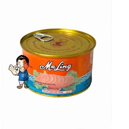 

♟ Ma Ling Canned Pork Luncheon Meat- Daging Babi Kaleng 397g ✾