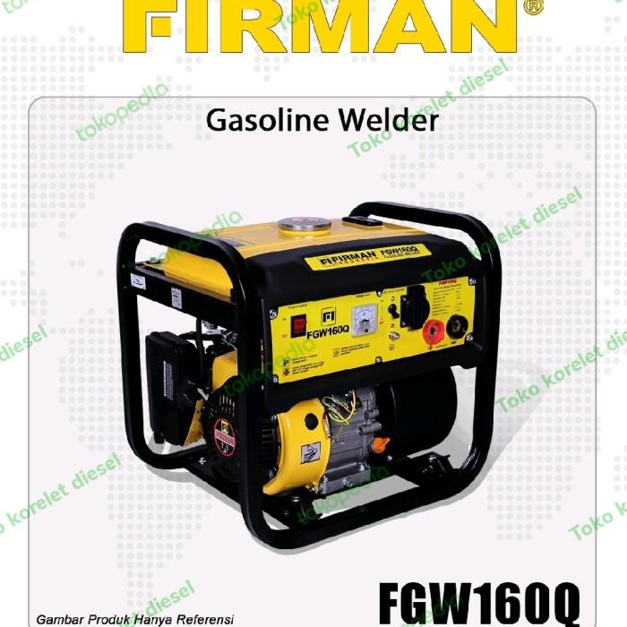 Terlaris Mesin Genset Las Bensin Firman Fgw 160 Q Gasoline Welder