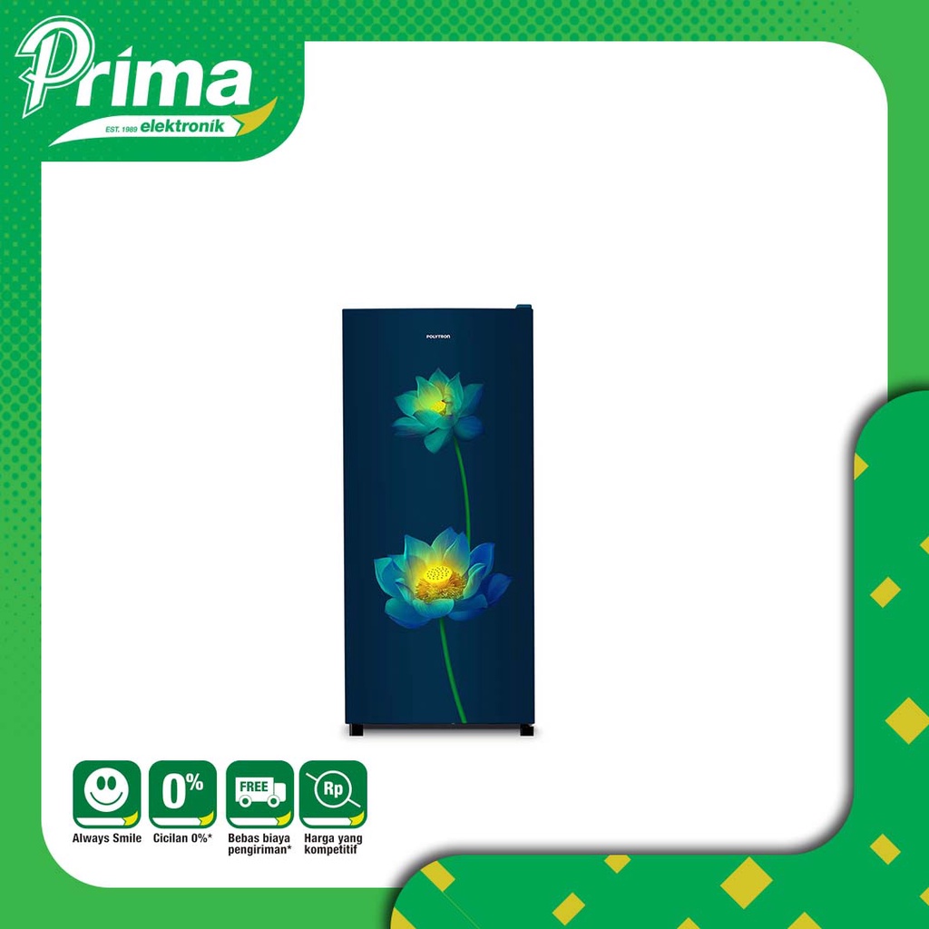 Kulkas Polytron 1 Pintu New Belleza PRB187LB / Lemari Es PRB187LB