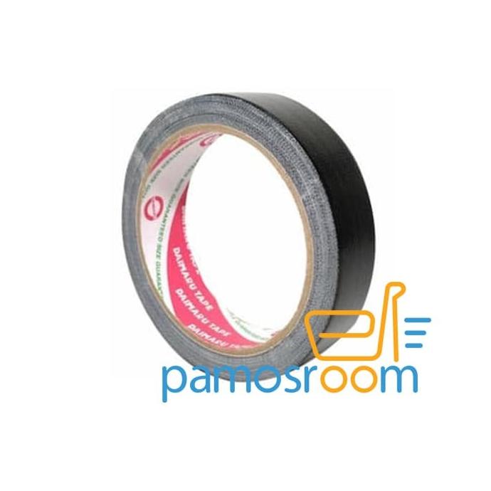 

Cloth Tape Lakban Kain Hitam Daimaru 1 inch Atau 24mm x 12m