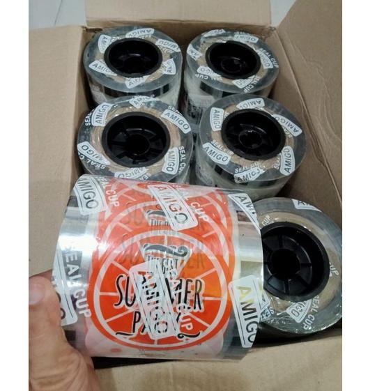 

Best Plastik Lid Cup Sealer Amigo Merah isi 1200 lembar