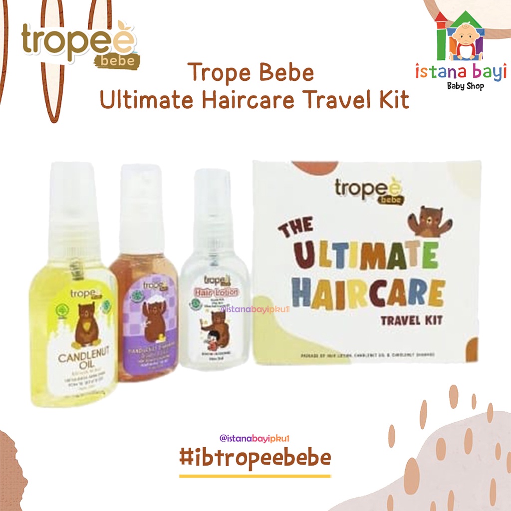 Tropee Bebe - Hair Care Starter Kit/Penyubur rambut anak