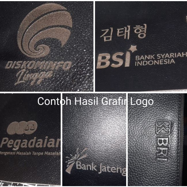 Clutch Bag Kulit Sapi Asli 1,8mm XZ4 Costum Nama Logo