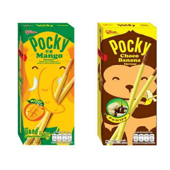 Pocky Mango Choco Banana/Mango Import Thailand Viral