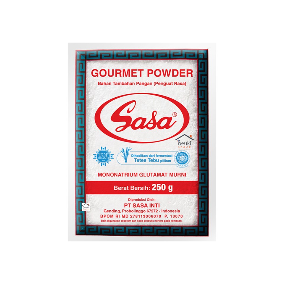 

Sasa MSG Gourmet Powder Bahan Tambahan Pangan Penguat Rasa 250gr