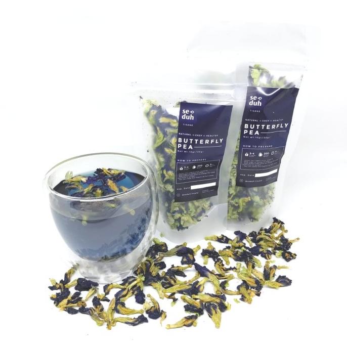

SEDUH - Bunga Telang Kering Teh Butterfly Pea Blupea Tisane 10 Gram