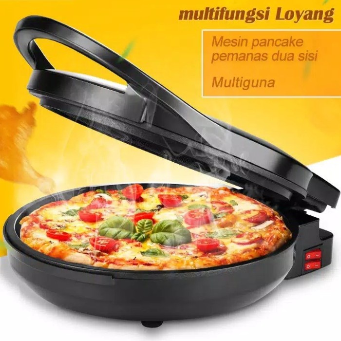 Terlaris Alat Electric Oven Pan Panggangan Pizza Maker Oven Baking Pan Elektrik