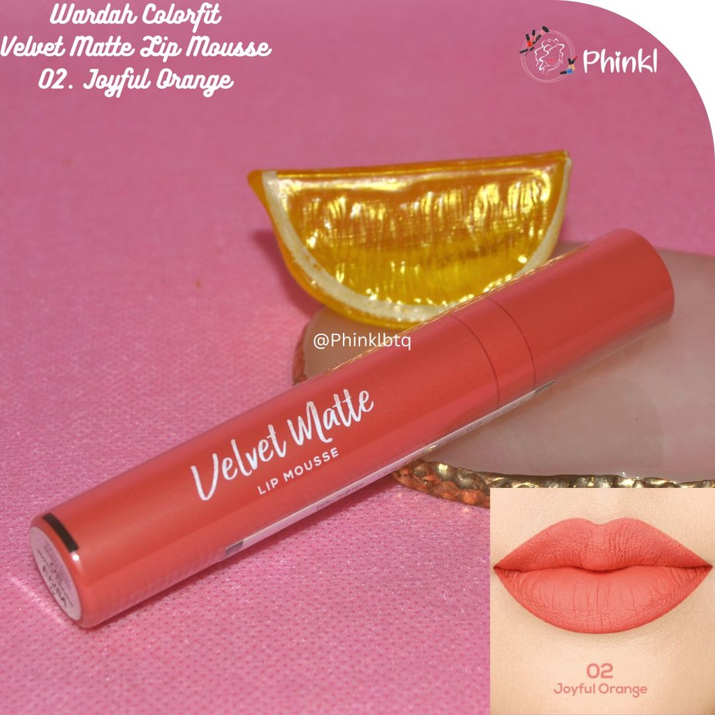 ᘺᗩᖇᕲᗩᕼ wardah velvet mattee lip cream lembut tahan lama lipstick cair ORIGINAL