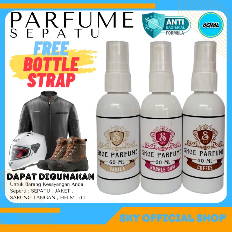 SKY Shoe Parfume | Parfum Sepatu Helm Jaket Anti Bakteri | Penghilang Bau | Pewangi Sepatu