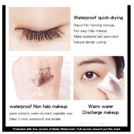 Lameila Mascara Curling 4D Silk Waterproof Maskara anti badai dan tahan lama