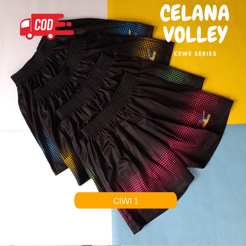 KOLOR VOLI CEWEK CELANA OLAHRAGA FULLPRITING | BAHAN LOTTO SUPER