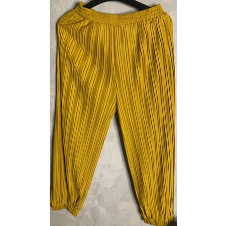 CHIC SIMPLE PLEATED HAREM PANTSS HIGHWAIST CANTIK MODERN WANITA PT1291BB/0322