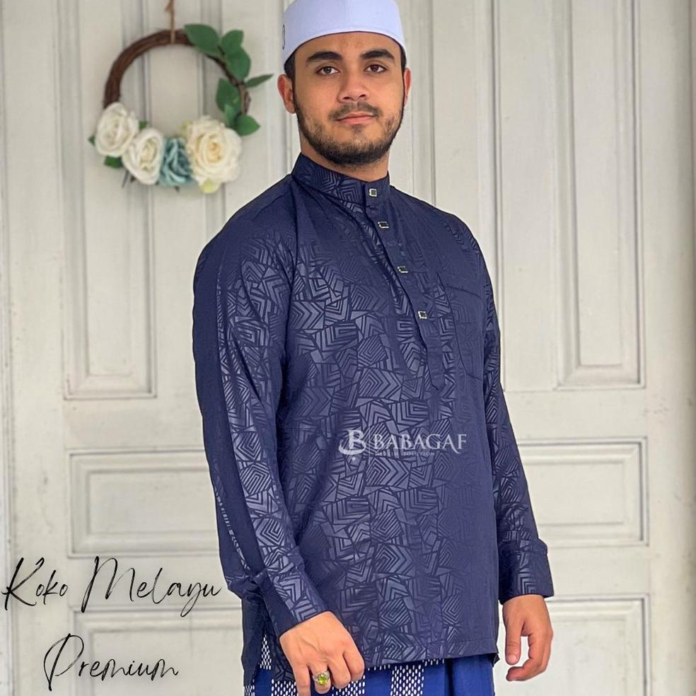 TERPERCAYA Koko Melayu Premium | Baju Koko | Baju Takwa | Baju Muslim Pria