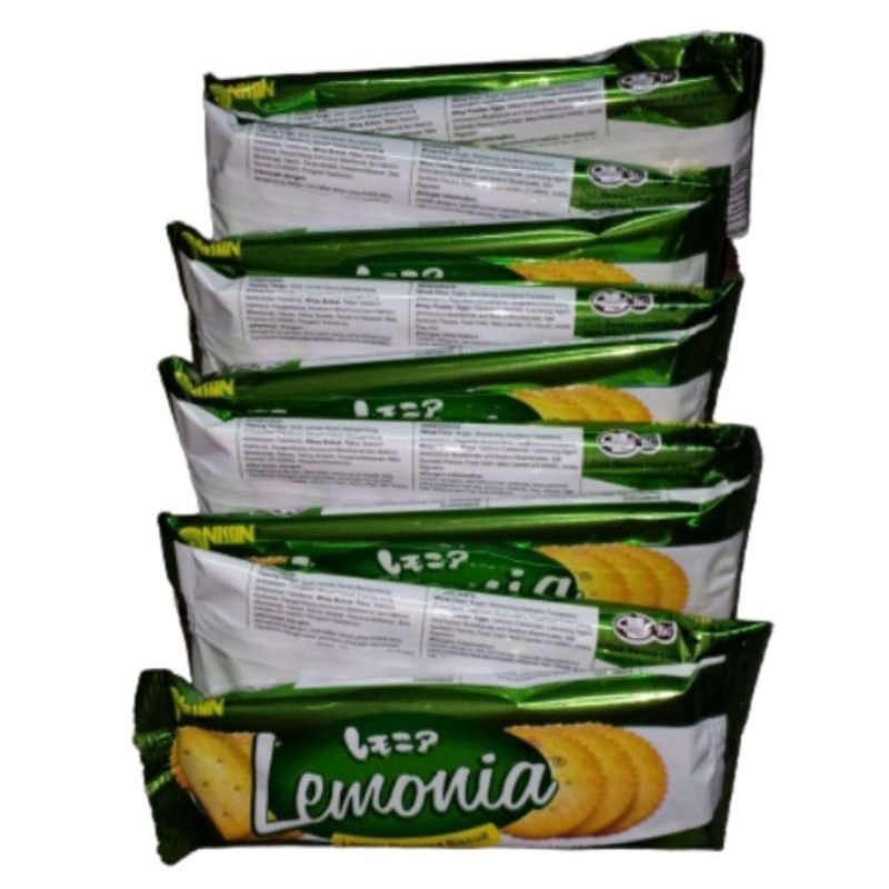 

Lemonia Biskuit Nissin Renceng Rasa Lemon Isi 10 Pcs x 20 gr