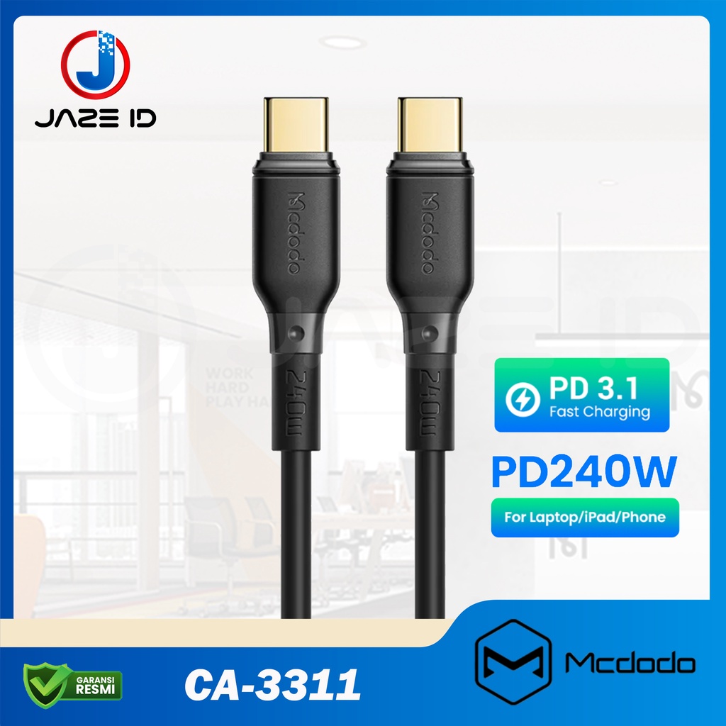 MCDODO CA3311 Kabel Charger Type C to C PD 3.1 Macbook iPad Pro 240W