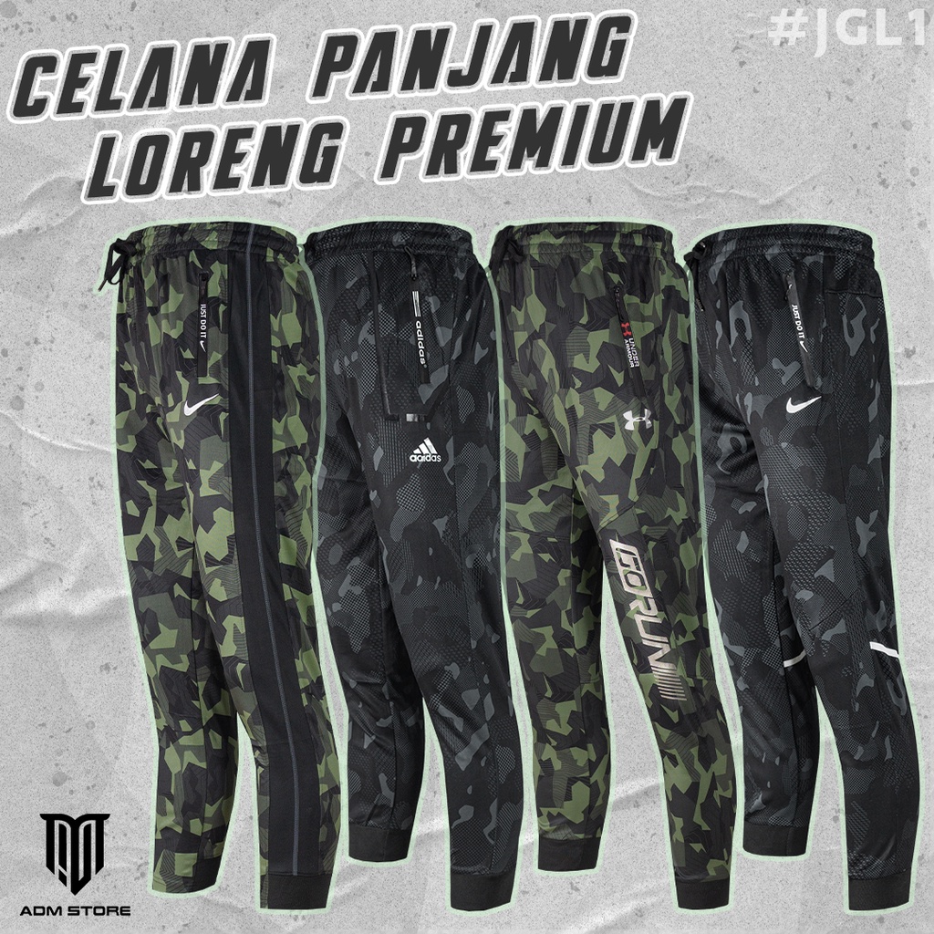 Celana Loreng Panjang Tactical Training Joger Tentara Jogger Pria Trening Premium #JGL1