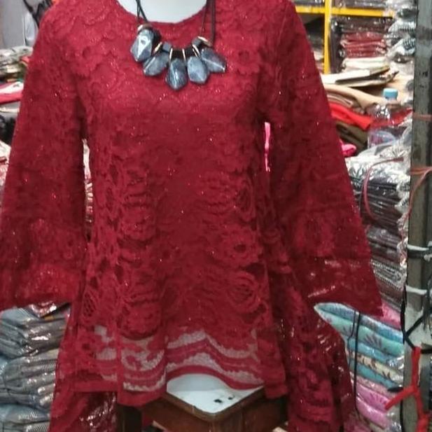 ✼ ATASAN KEBAYA RINJANI PREMIUM M-5XL/ SET KEBAYA RINJANI /KEBAYA BRUKAT JUMBO/ATASAN TUNIK JUMBO/ G