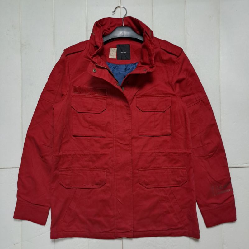 JAKET PARKA M65 JACK AND JILL RED SIZE M
