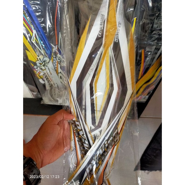 striping rx king custom transparan uv