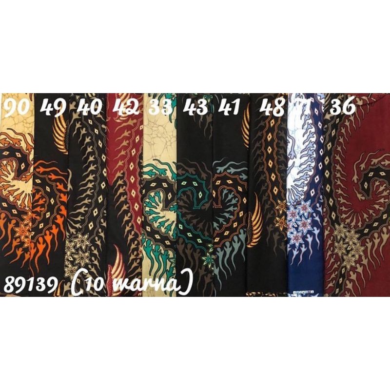 Jual Kain Batik Prima Rona 89139 Bahan Batik Katun Batu Raden Gusti