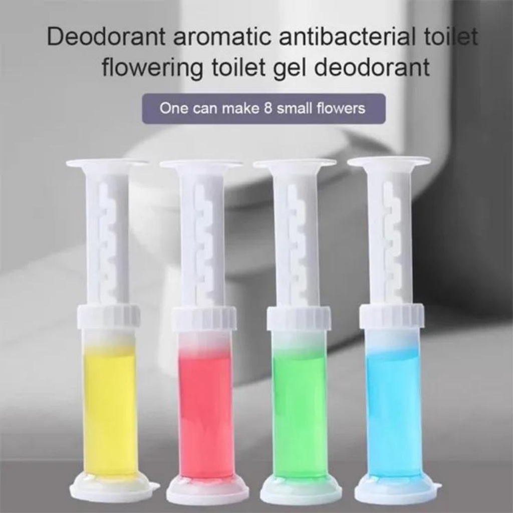 Pengaharum Toilet Aroma Bunga Sabun Aromatic Pembersih Closet Wastafel Tube Wangi Buah Anti Bakterial Bentuk Bunga