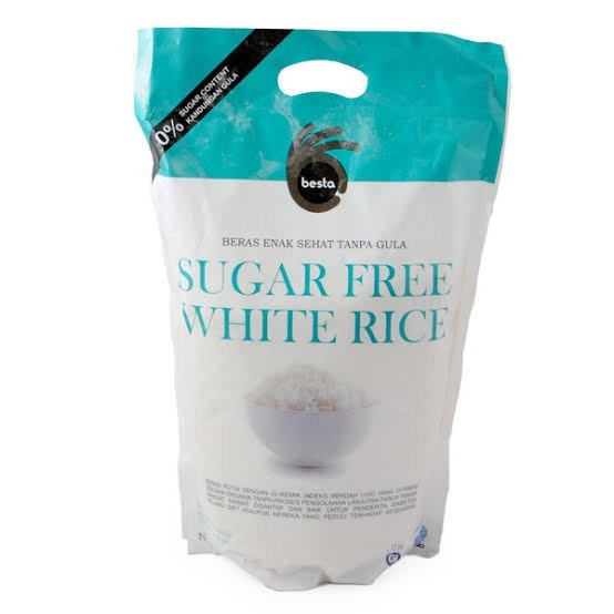 

beras putih besta rice free sugar 2 kg beras putih tanpa gula