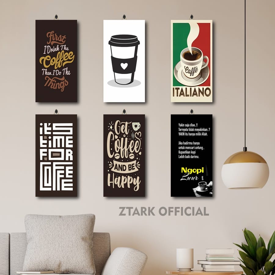 21-40 POSTER DINDING QUOTE KOPI 15X30 WCPNY|UHRXK| ZTARK OFFICIAL| PAJANGAN DINDING QUOTE KOPI PAHIT