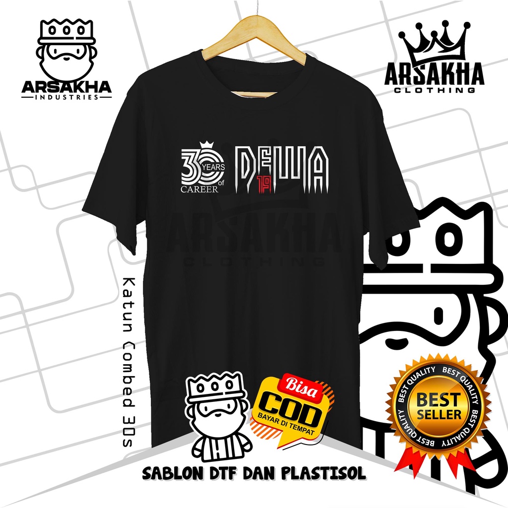 Kaos Baju  Pria Dewa 19 30 Tahun of Career Baju Distro by Arsakha Industries
