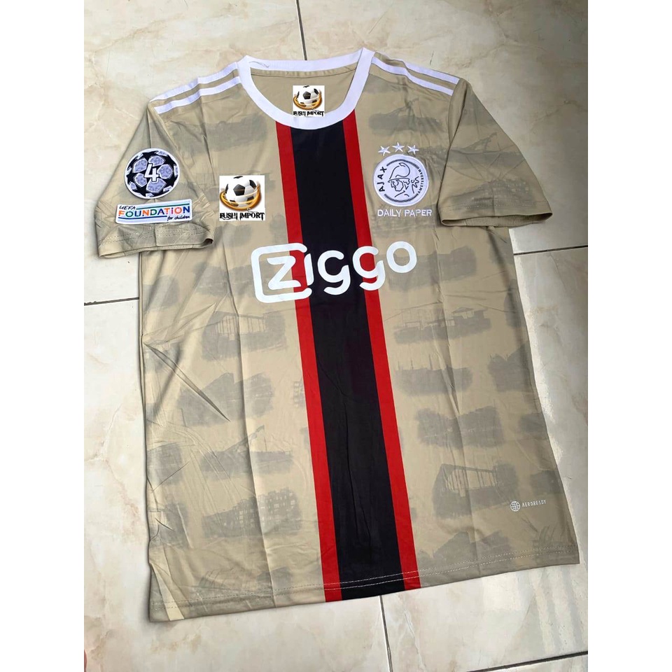 Jersey Baju Bola Ajax 3rd Third Full Patch 2022 2023 Grade Ori