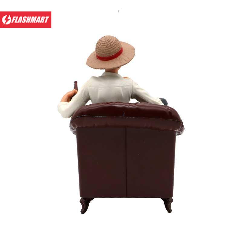 Flashmart Apaffa Action Figure One Piece Model Luffy Sitting on Sofa 1 PCS - AP2