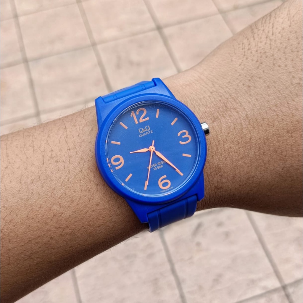 SALE 1.1 Jam Tangan Unisex Casual Sport Rubber Analog Original Q&amp;Q QNQ QQ VR35 VR35J Series