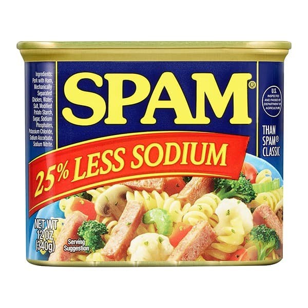 

HORMEL SPAM 25% LESS SODIUM 340 G